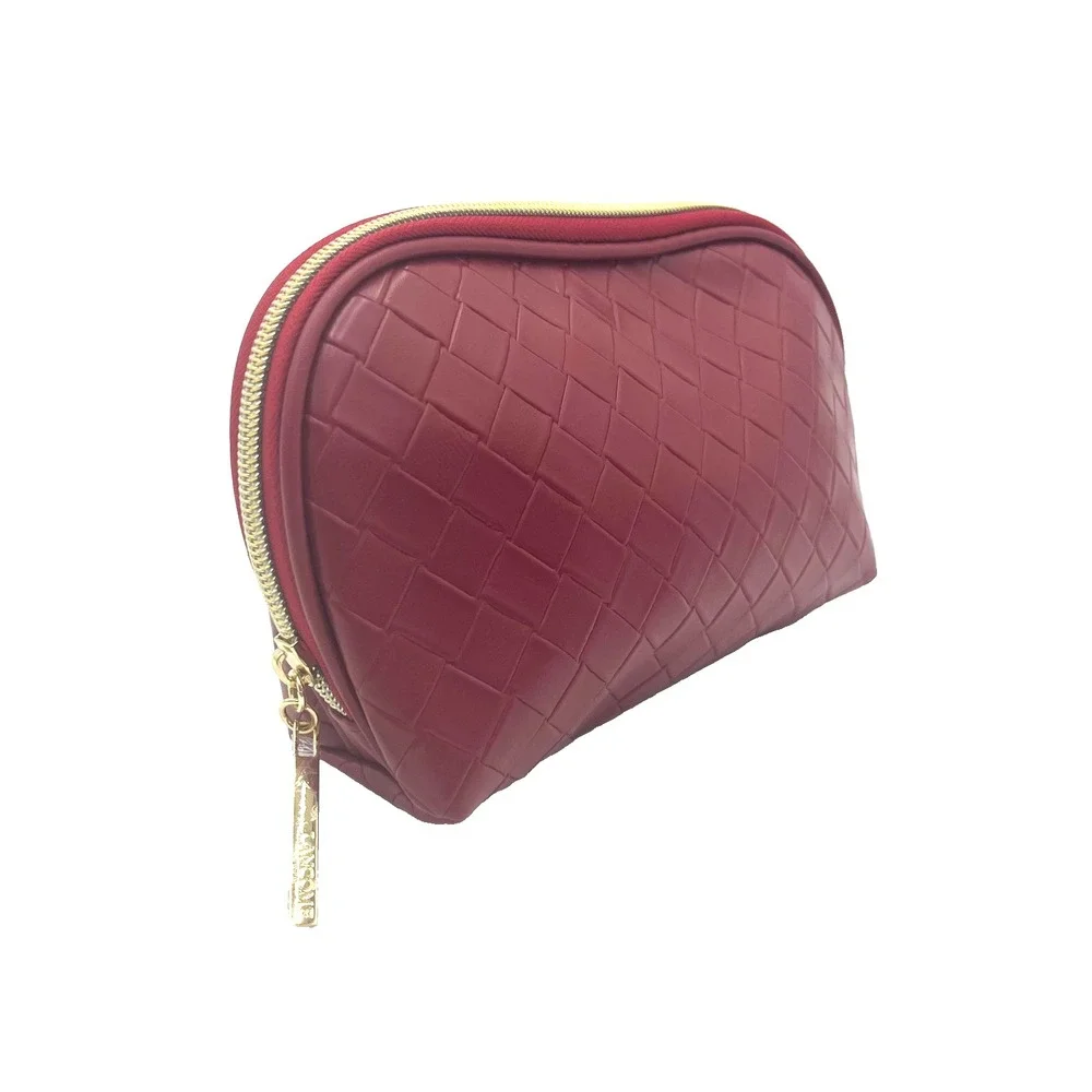 Lancome Red Cosmetic Makeup Bag Rectangle 7.5